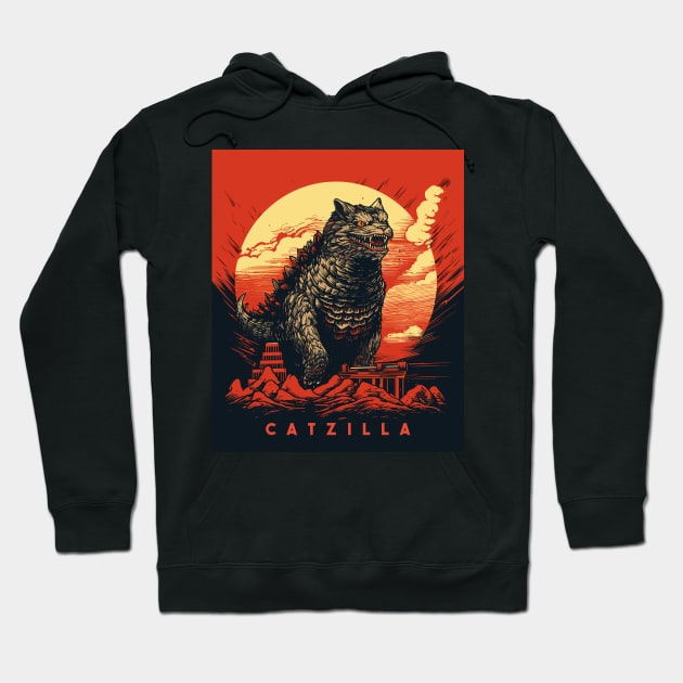 Catzilla Hoodie by Yopi